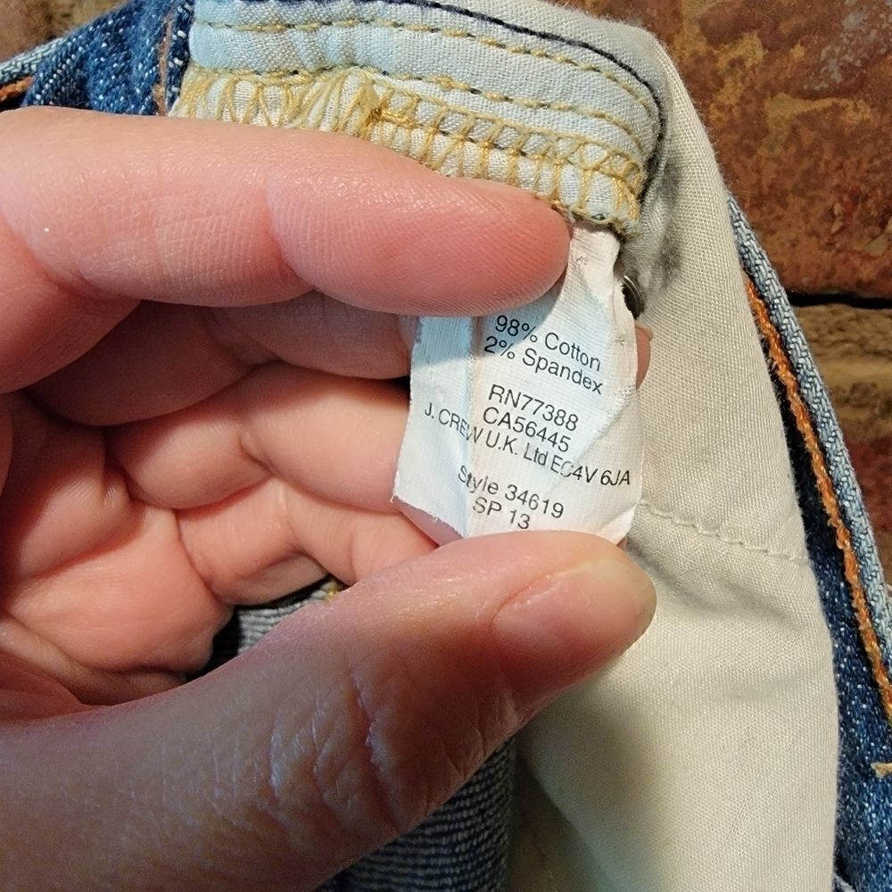 J. Crew Mid-Rise Denim Short in Squash Wash Size 4 - Picture 8 of 8